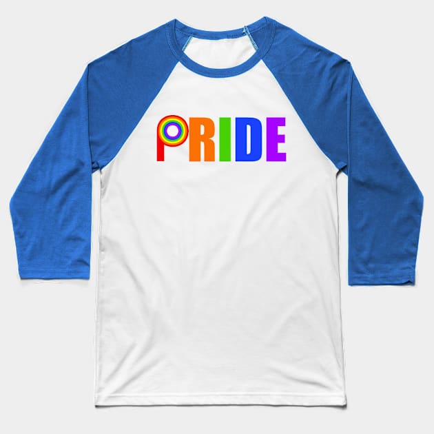 Gay Pride Cool LGBT Parade Baseball T-Shirt by epiclovedesigns